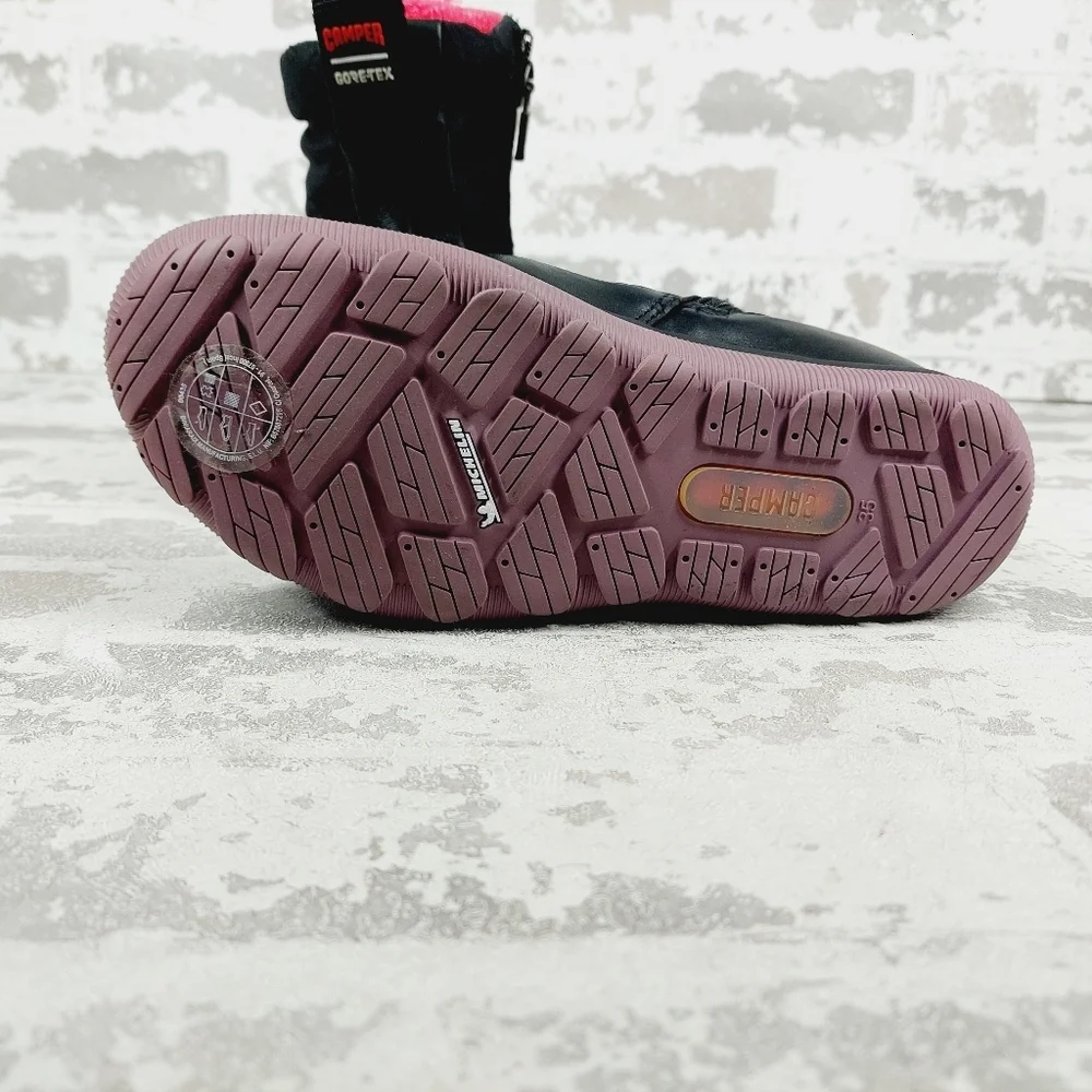 Camper Peu Pista GORE-TEX Black Ankle Boots W974 - Picture 8 of 12